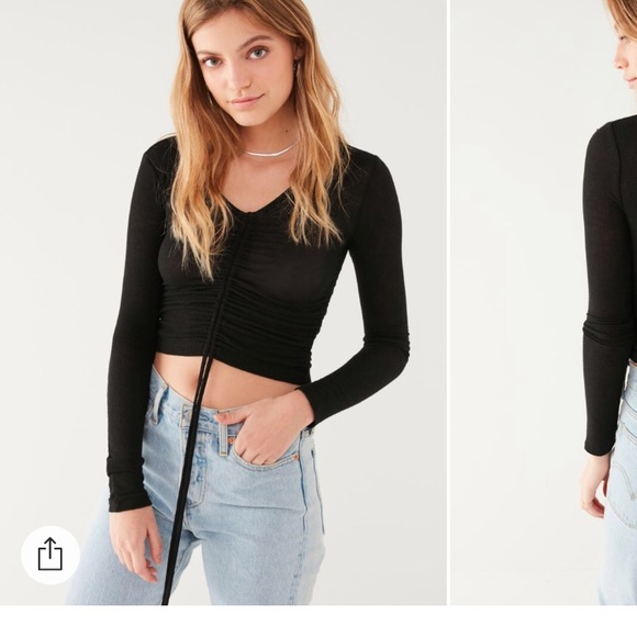 urban outfitters ruched top
